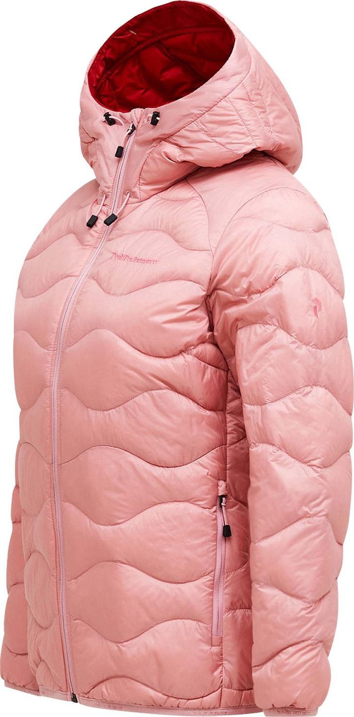 Peak Performance Women's Helium Down Hood Jacket Warm Blush Peak Performance