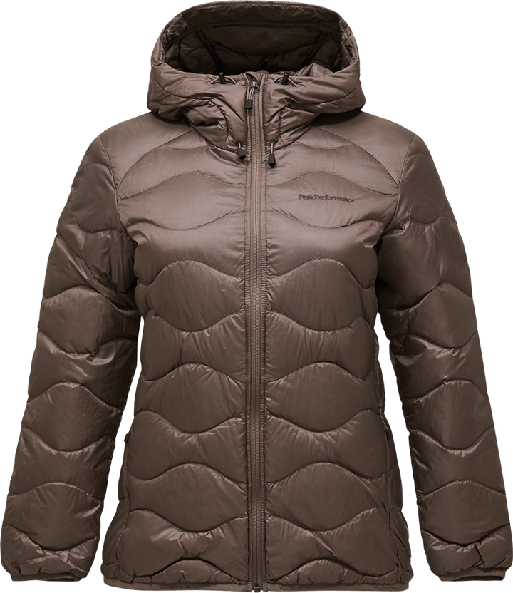 Peak Performance Women's Helium Down Hood Jacket Terrain Tan Peak Performance