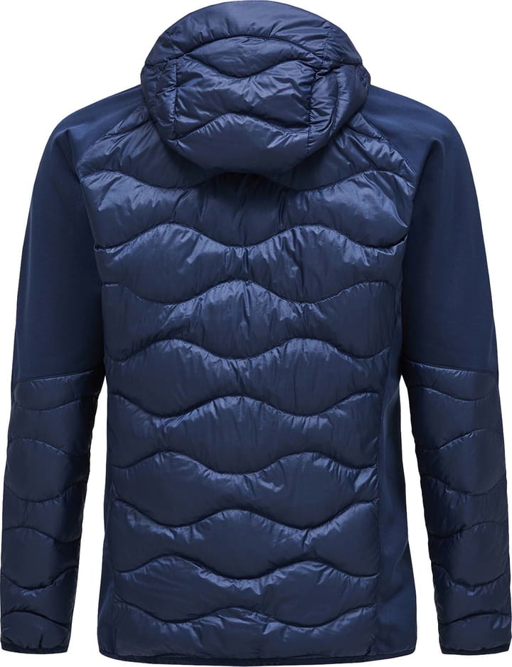 Peak Performance Men's Helium Down Hybrid Hood Blue Shadow Peak Performance