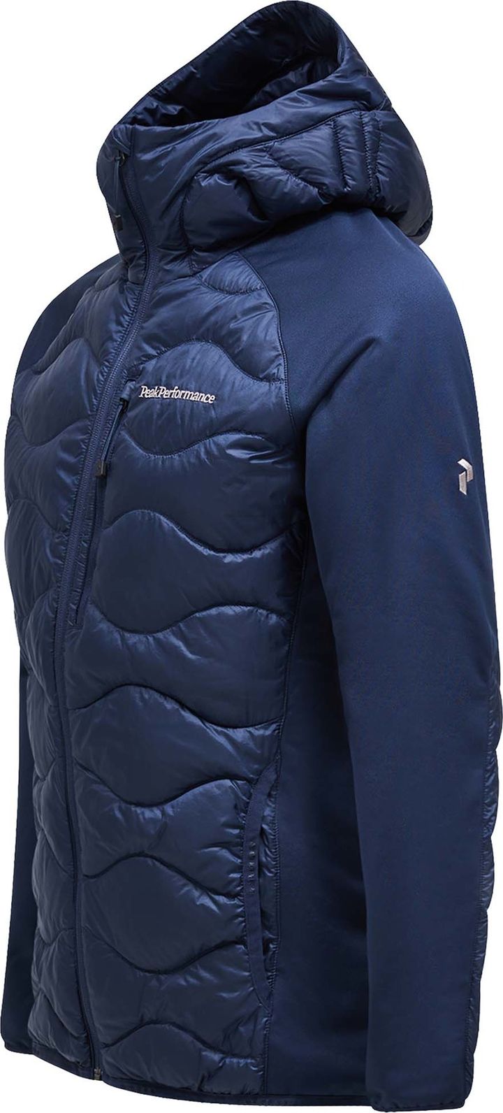 Peak Performance Men's Helium Down Hybrid Hood Blue Shadow Peak Performance