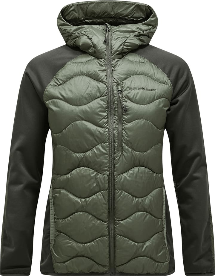 Peak Performance Men's Helium Down Hybrid Hood Pine Needle Peak Performance