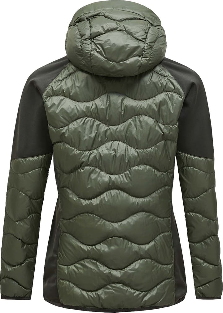 Peak Performance Men's Helium Down Hybrid Hood Pine Needle Peak Performance