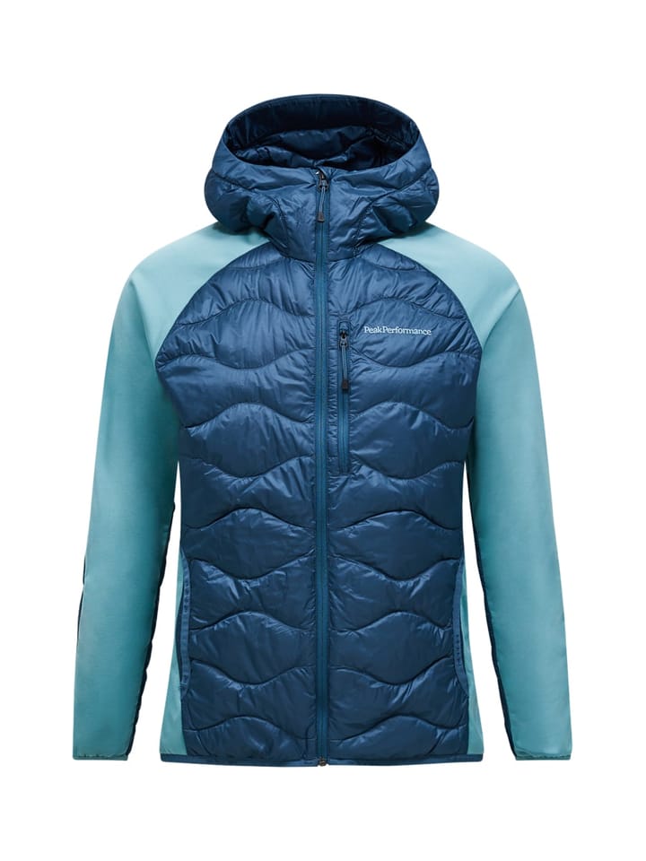 Peak Performance M Helium Down Hybrid Hood Mountain Lake/deluded Vision/ Peak Performance