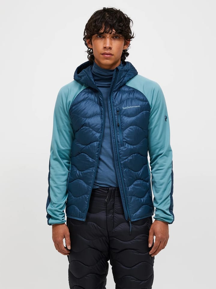 Peak Performance M Helium Down Hybrid Hood Mountain Lake/deluded Vision/ Peak Performance