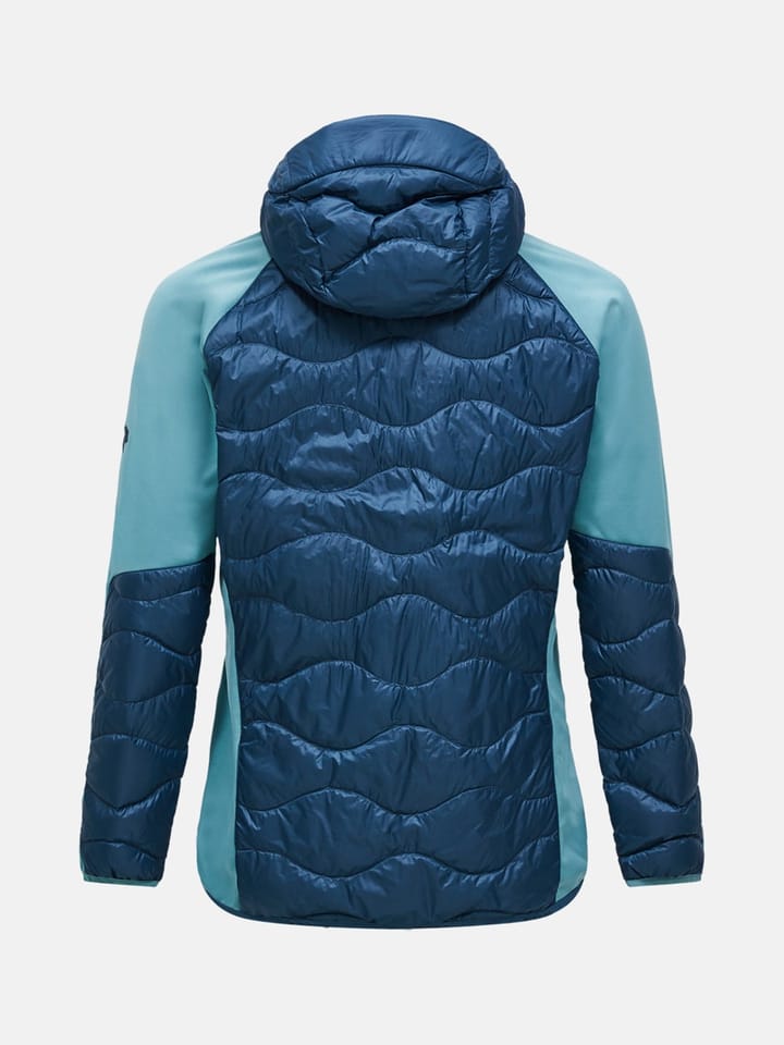 Peak Performance M Helium Down Hybrid Hood Mountain Lake/deluded Vision/ Peak Performance