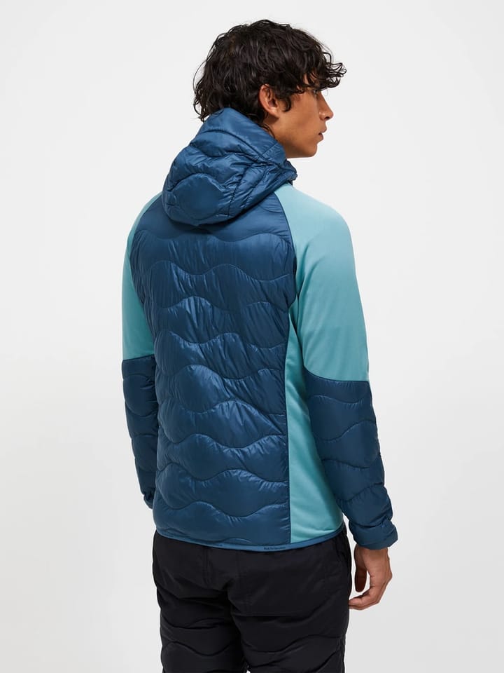 Peak Performance M Helium Down Hybrid Hood Mountain Lake/deluded Vision/ Peak Performance