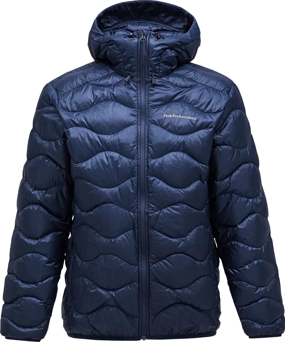 Peak Performance Men's Helium Down Hood Jacket Blue Shadow