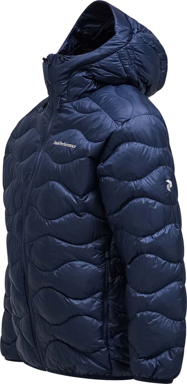 Peak Performance Men's Helium Down Hood Jacket Blue Shadow Peak Performance