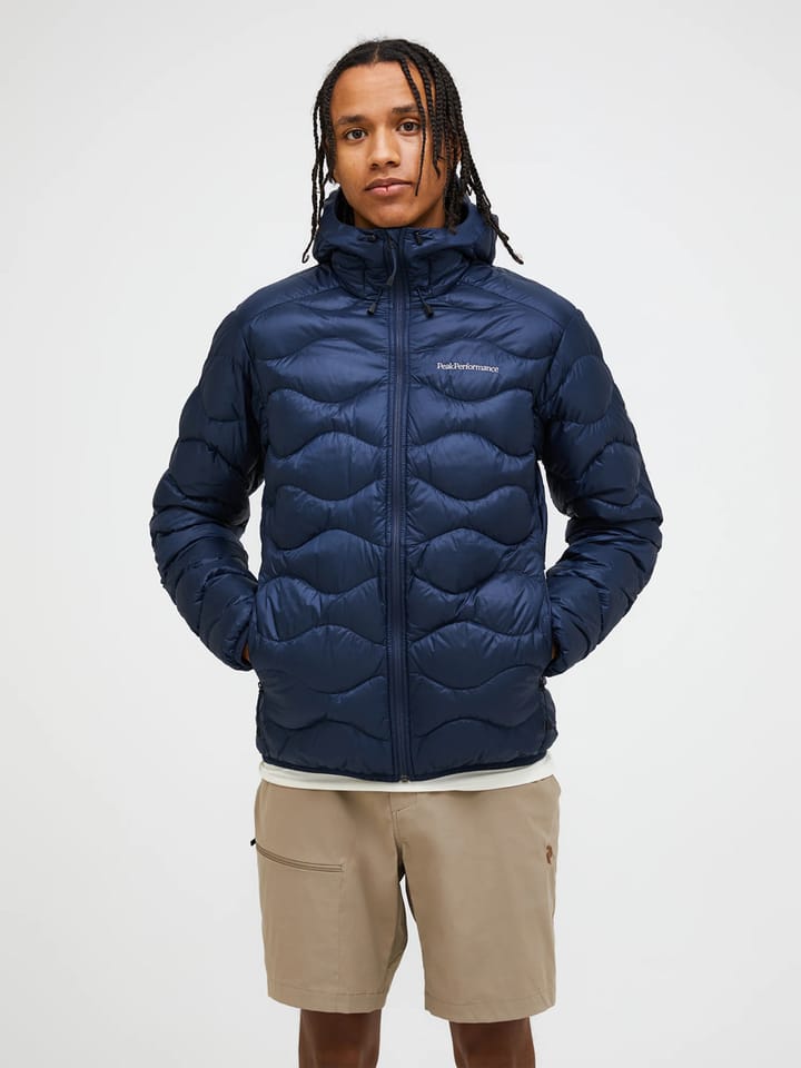 Peak Performance M Helium Down Hood Jacket Blue Shadow Peak Performance