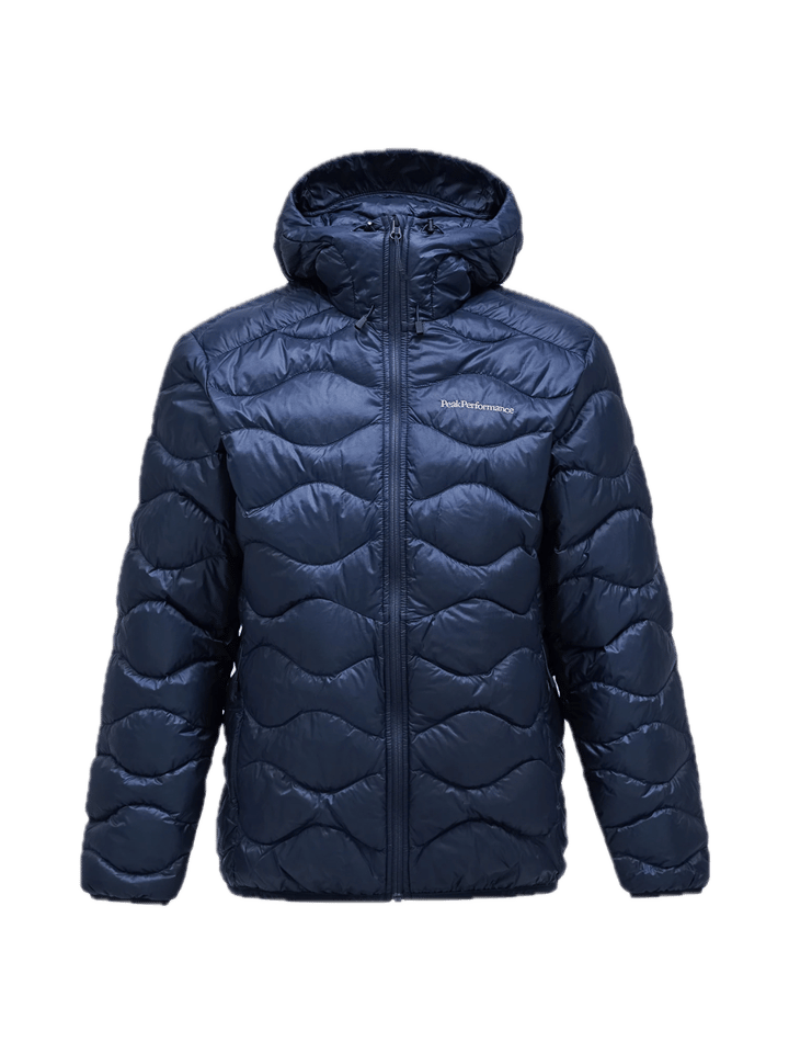 Peak Performance M Helium Down Hood Jacket Blue Shadow Peak Performance