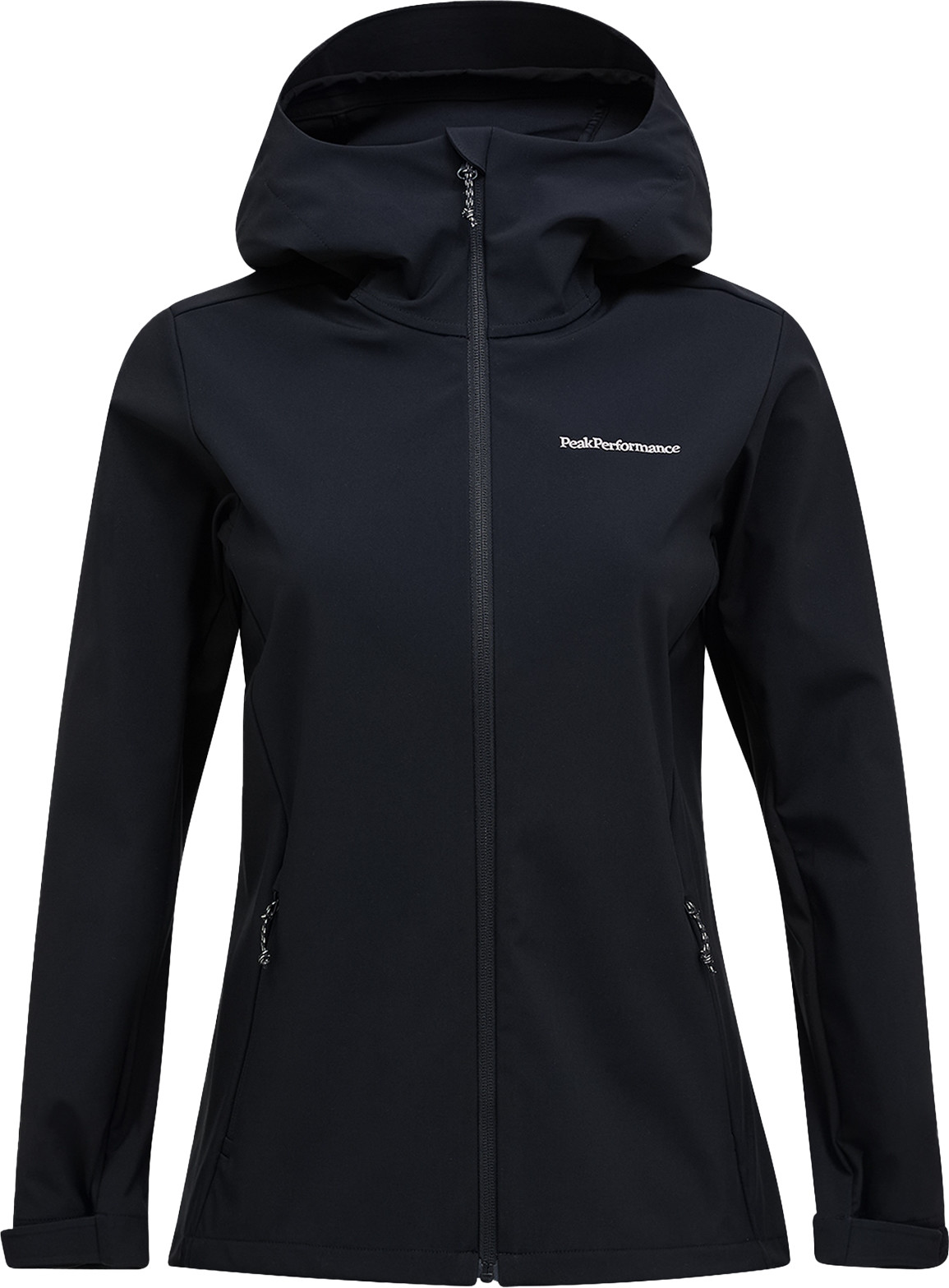 Peak Performance Women's Explore Hood Jacket Black Softshelljakker M
