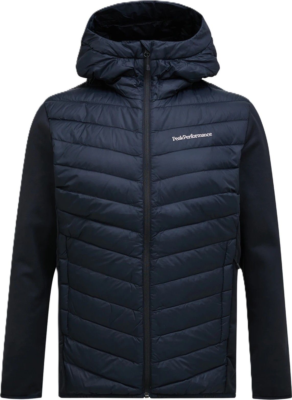 Peak Performance Men's Frost Down Hybrid Hood Black