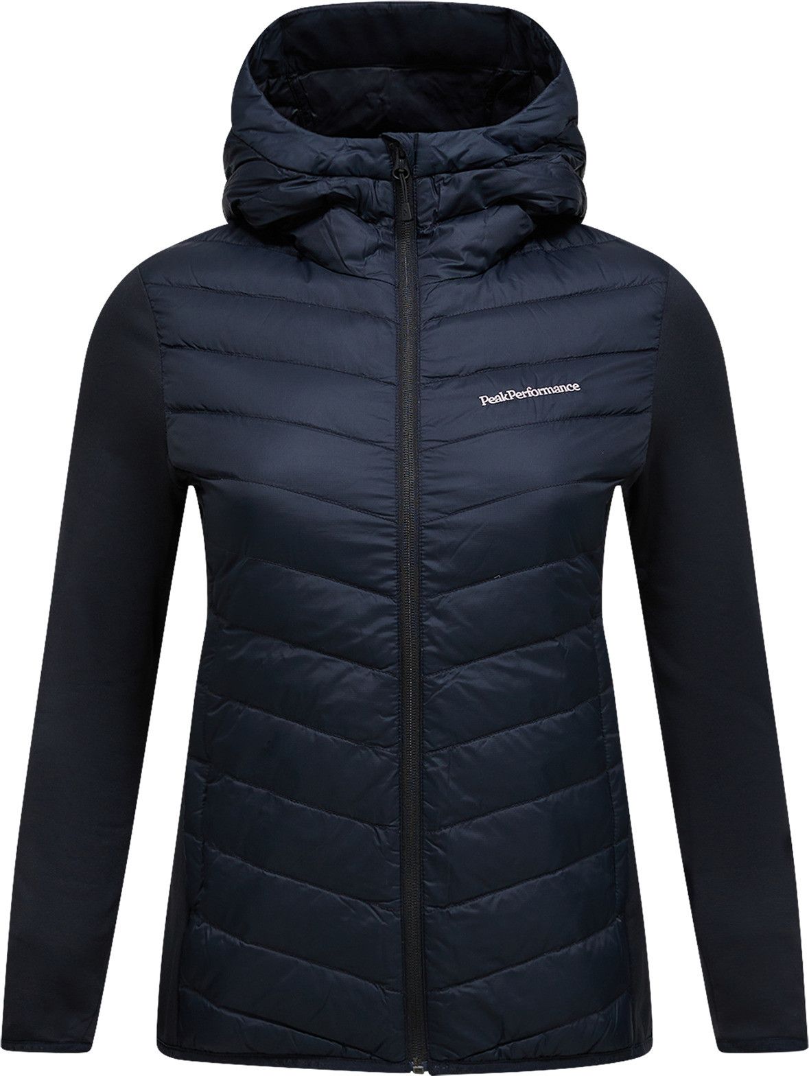 Peak Performance Women's Frost Down Hybrid Hood Black