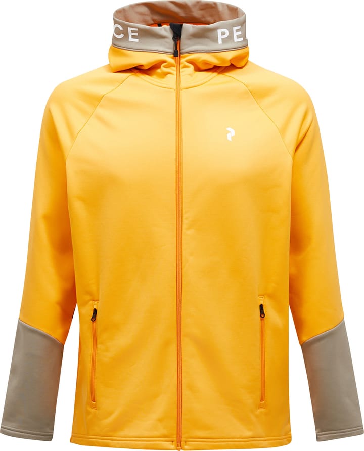 Peak Performance Men's Rider Zip Hood Blazing Orange/Avid Beige Peak Performance