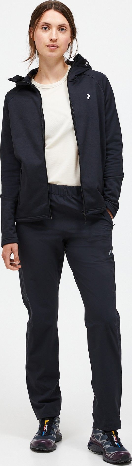 Peak Performance Women's Rider Zip Hood Black/Black Peak Performance Peak Performance Women's Rider Zip Hood Black/Black Peak Performance