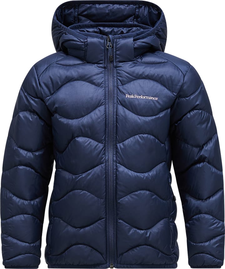 Peak Performance Juniors' Helium Down Hood Jacket Blue Shadow Peak Performance