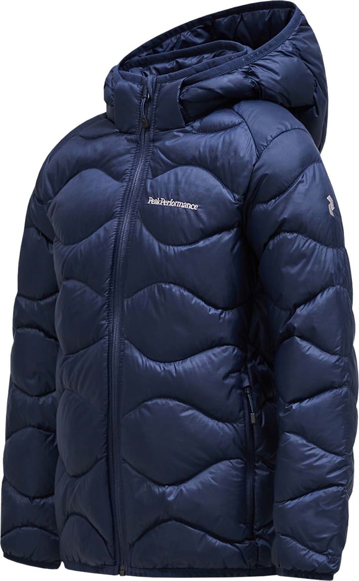 Peak Performance Juniors' Helium Down Hood Jacket Blue Shadow Peak Performance