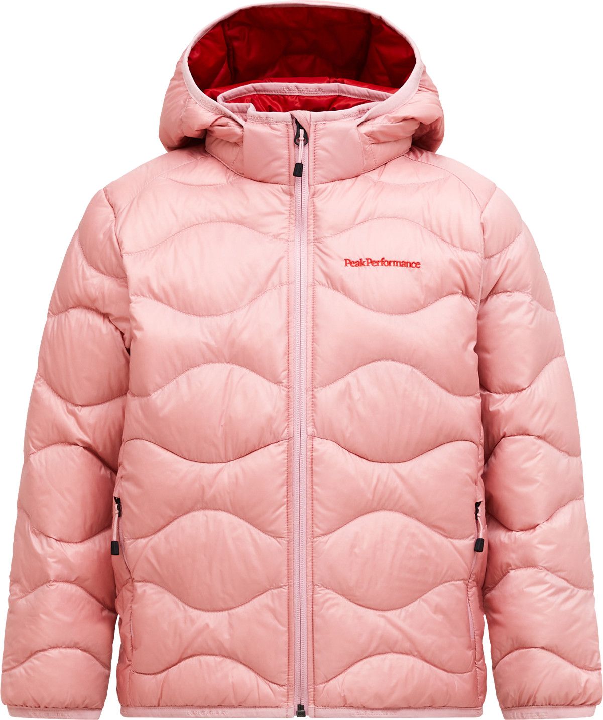 Peak Performance Juniors' Helium Down Hood Jacket Warm Blush