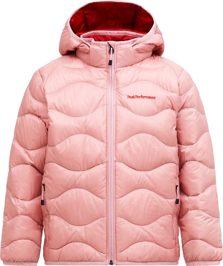 Peak Performance Juniors' Helium Down Hood Jacket Warm Blush Peak Performance