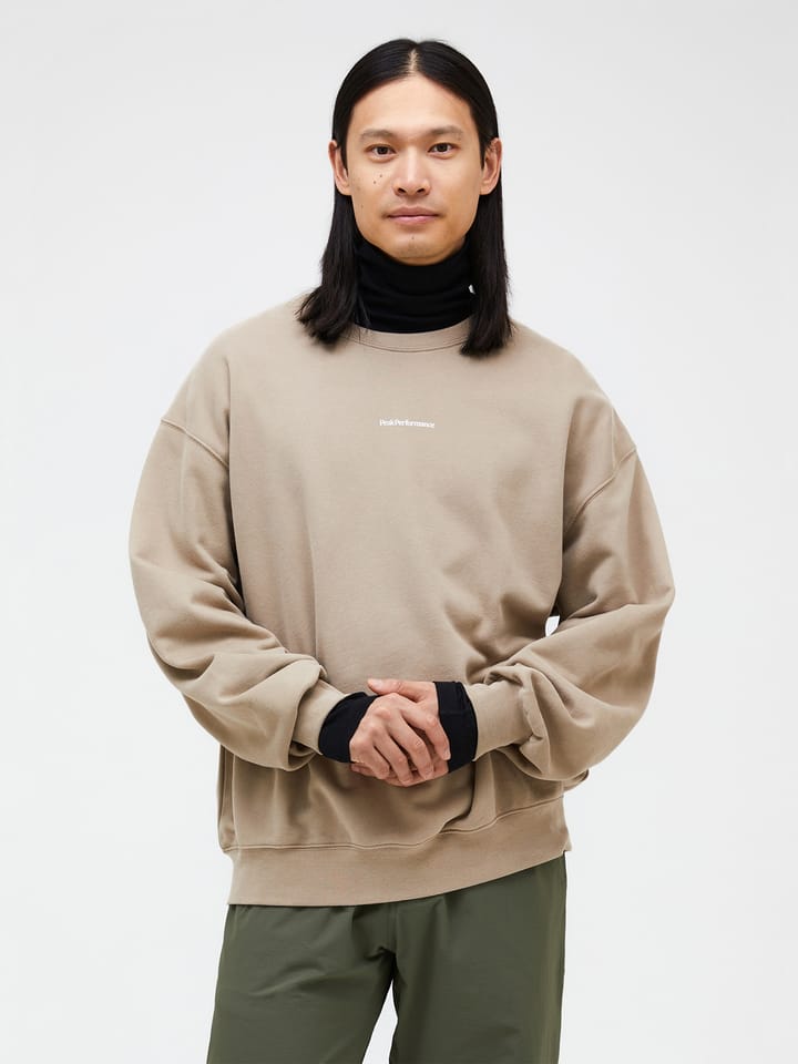 Peak Performance Men's Original Terry Crew Avid Beige Peak Performance Peak Performance Men's Original Terry Crew Avid Beige Peak Performance