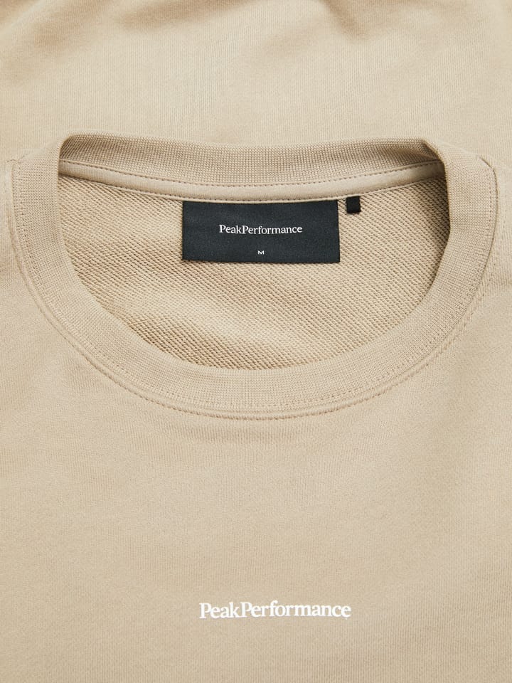 Peak Performance Men's Original Terry Crew Avid Beige Peak Performance