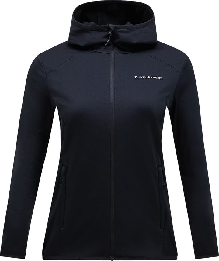 Peak Performance Women's Light Zip Hood Black Peak Performance