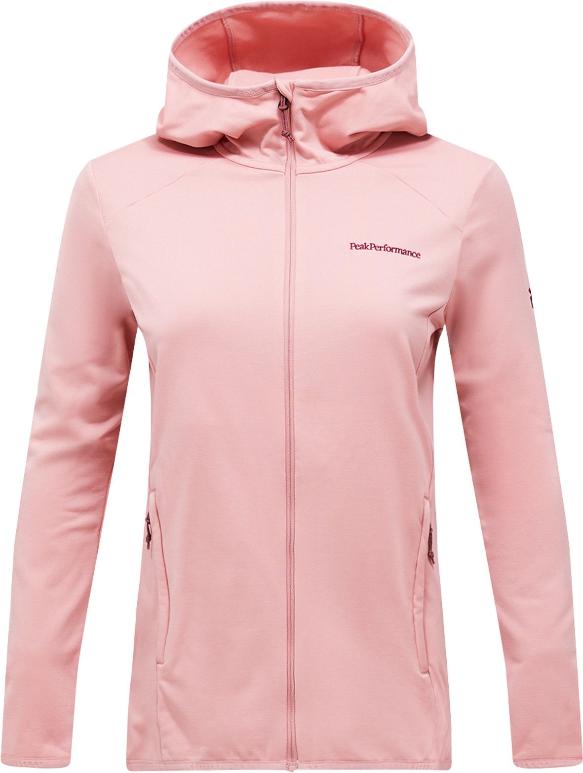 Peak Performance Women's Light Zip Hood Warm Blush