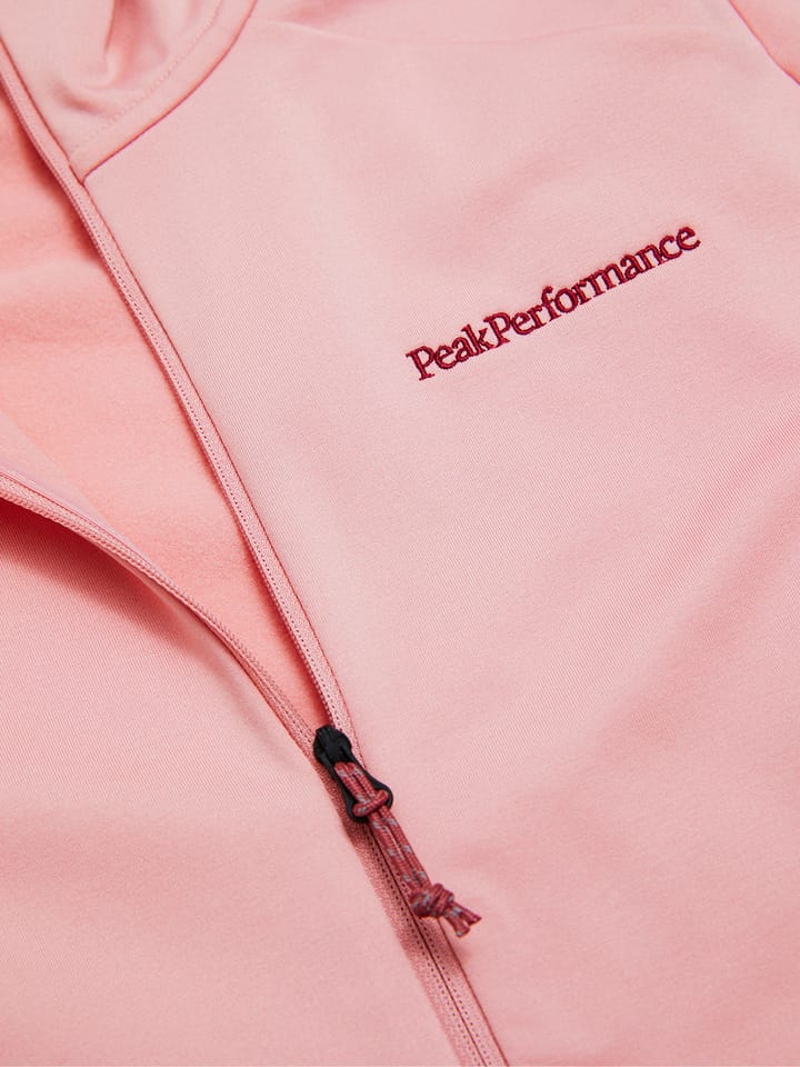 Peak Performance Women's Light Zip Hood Warm Blush Peak Performance