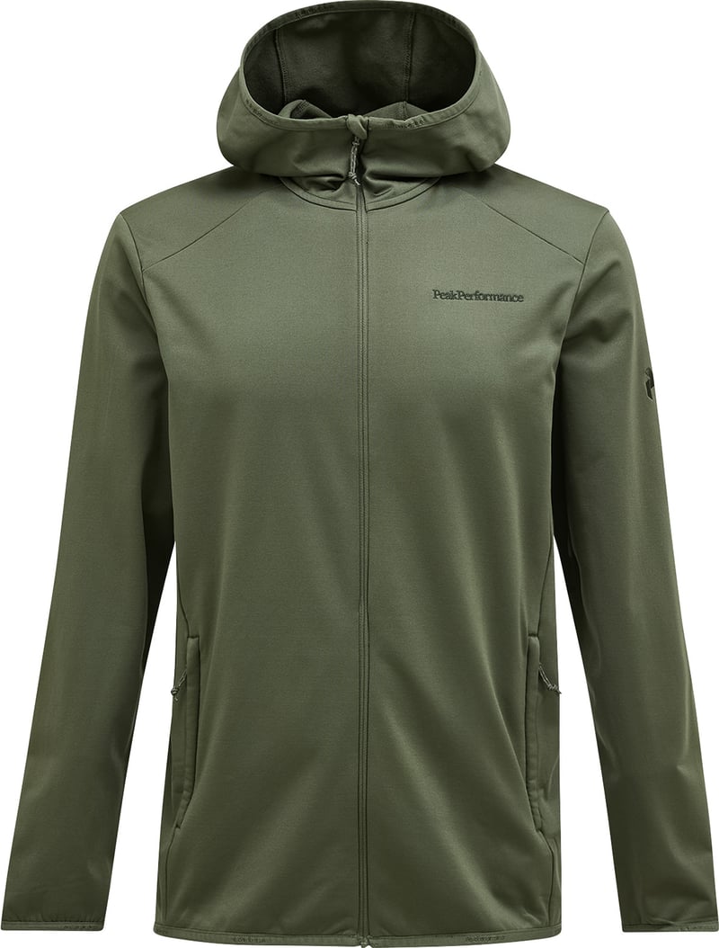 PeakPerformance／FINE MERINO （L） Peak Performance Men's Light Zip Hood Pine Needle | Buy Peak