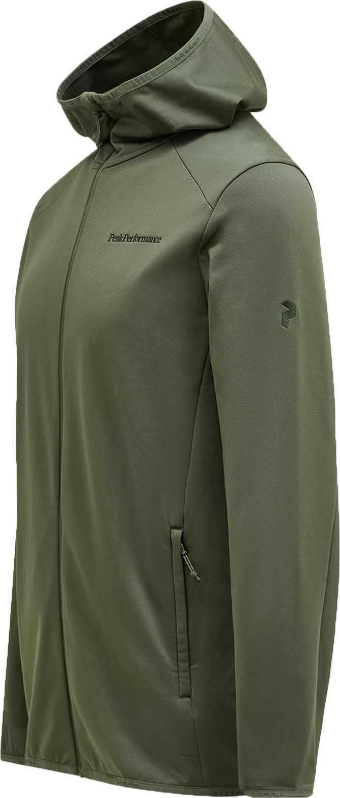 Peak Performance Men's Rider Essentials Zip Hood Pine Needle/Pine Needle Peak Performance
