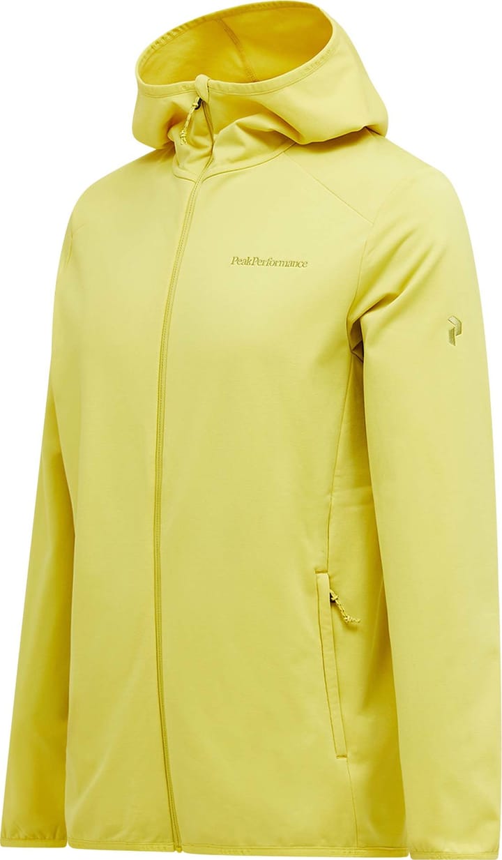 Peak Performance Men's Light Zip Hood Canary Lime Peak Performance