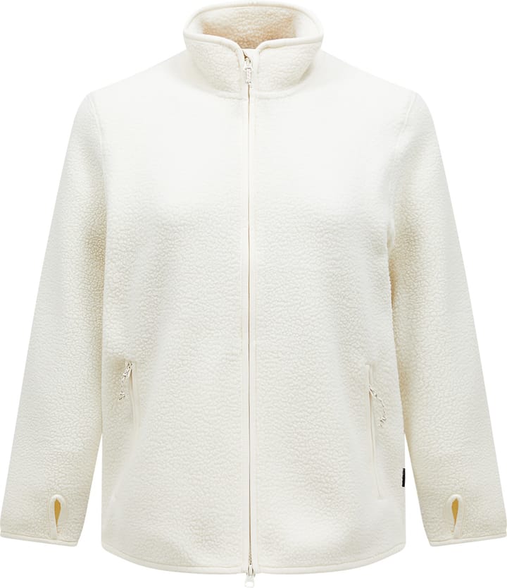 Peak Performance Women's Pile Zip Jacket Vintage White Peak Performance Peak Performance Women's Pile Zip Jacket Vintage White Peak Performance