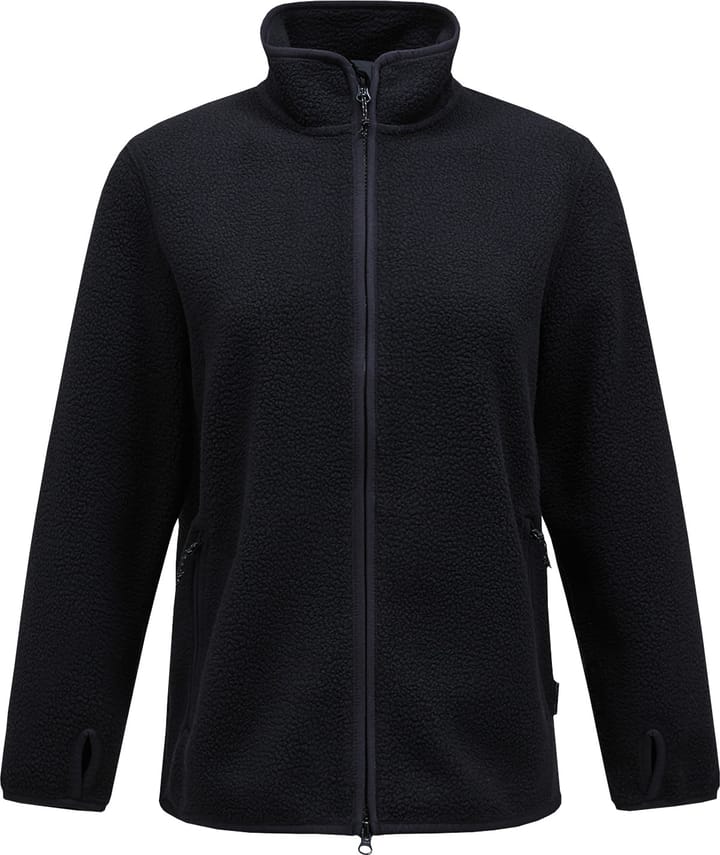 Peak Performance Women's Pile Zip Jacket Black Peak Performance Peak Performance Women's Pile Zip Jacket Black Peak Performance