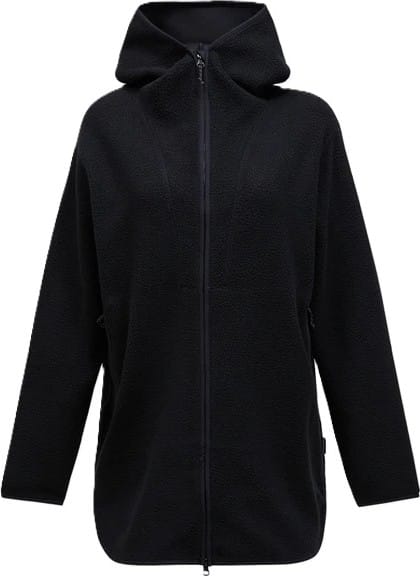 Peak Performance Women's Pile Long Zip Black Peak Performance