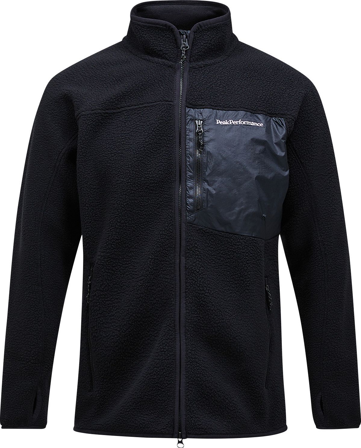 Peak Performance Men's Pile Zip Jacket Black