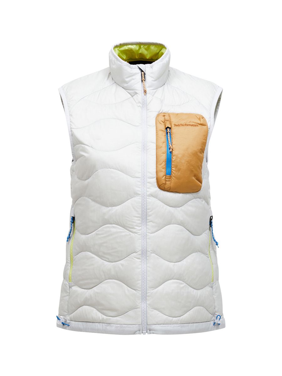 Peak Performance W Helium Utility Down Vest Antarctica/sierra Sand/
