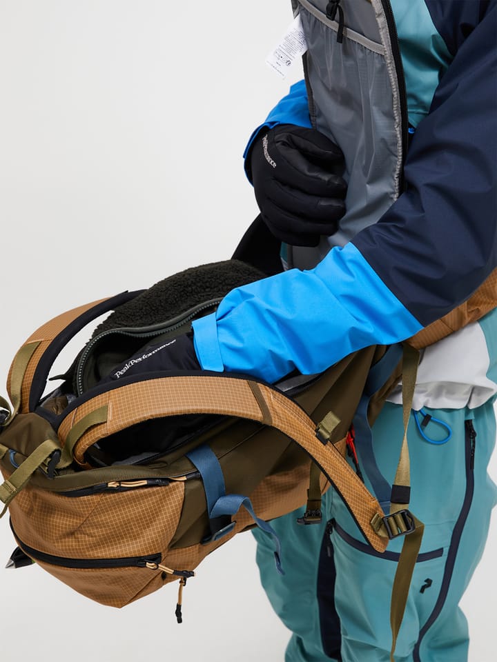 Peak Performance Vertical Ski Backpack 25l Sierra Sand/meadow Moss/ Peak Performance