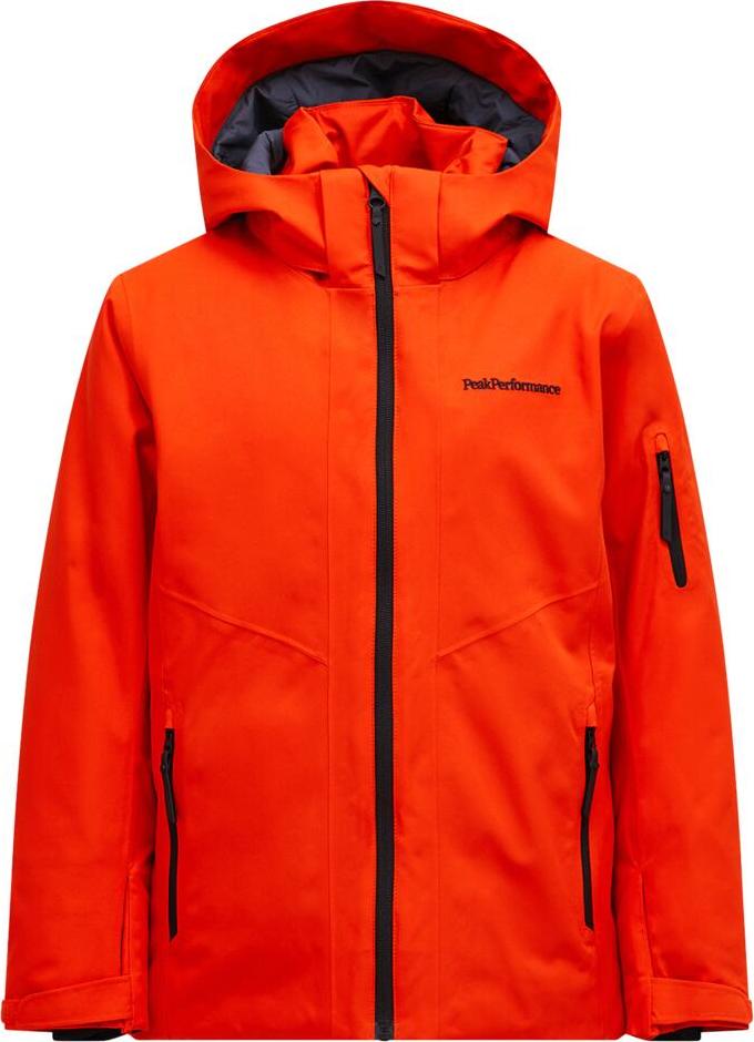 Peak Performance Junior Maroon Insulated Jacket Solar Burst Peak Performance