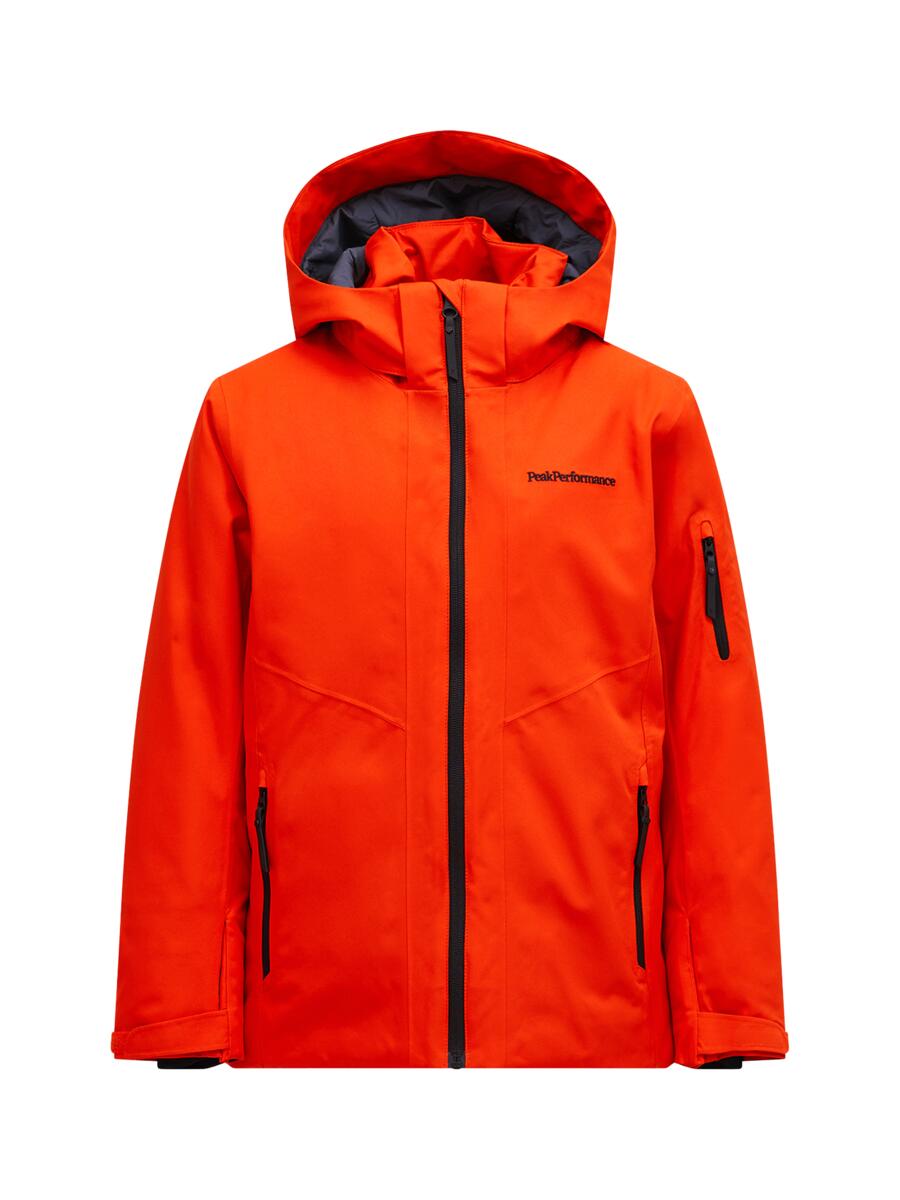 PeakPerformance Junior Maroon Insulated Jacket Black