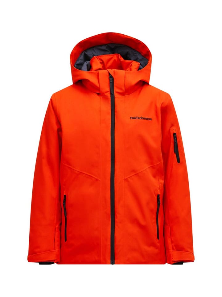 Peak Performance Junior Maroon Insulated Jacket Solar Burst Peak Performance
