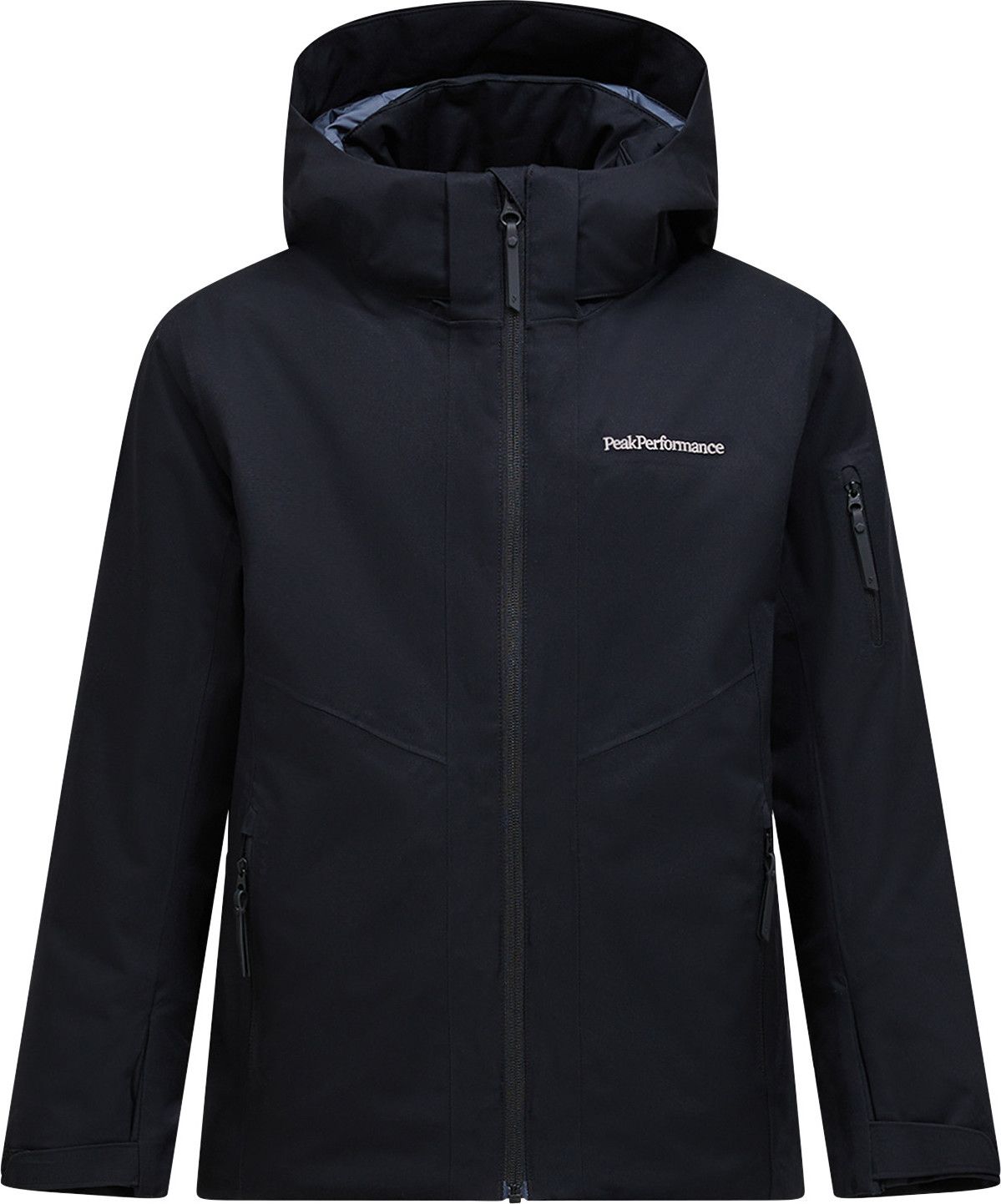 Peak Performance Junior Maroon Insulated Jacket Black