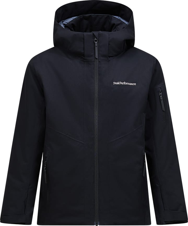 Peak Performance Junior Maroon Insulated Jacket Black Peak Performance