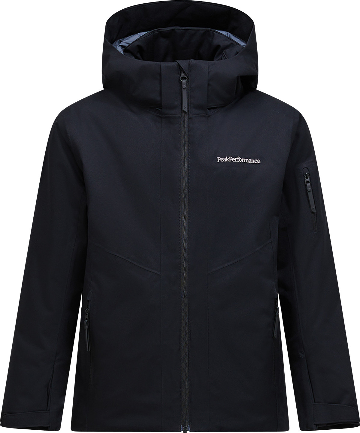 Peak Performance Junior Maroon Insulated Jacket Black