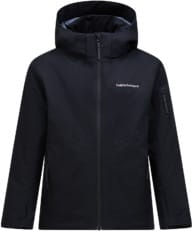 Peak Performance Junior Maroon Insulated Jacket Black Peak Performance