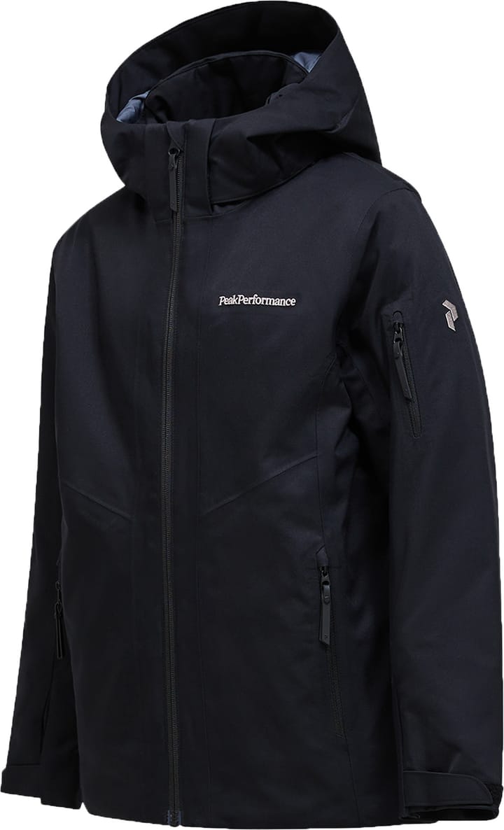 Peak Performance Junior Maroon Insulated Jacket Black Peak Performance