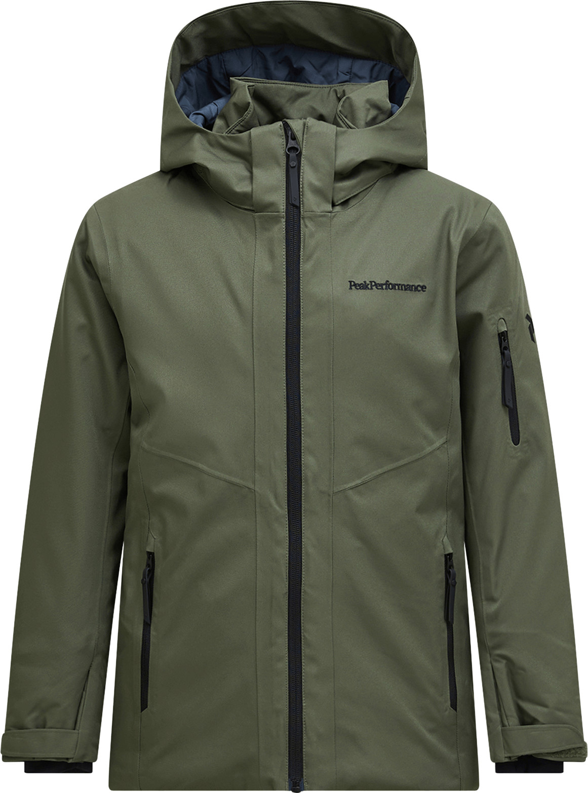 Peak Performance Junior Maroon Insulated Jacket Pine Needle