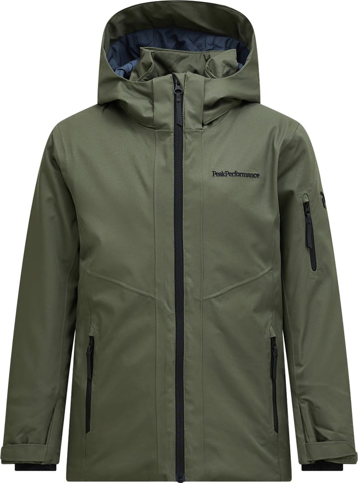 Peak Performance Junior Maroon Insulated Jacket Pine Needle Peak Performance