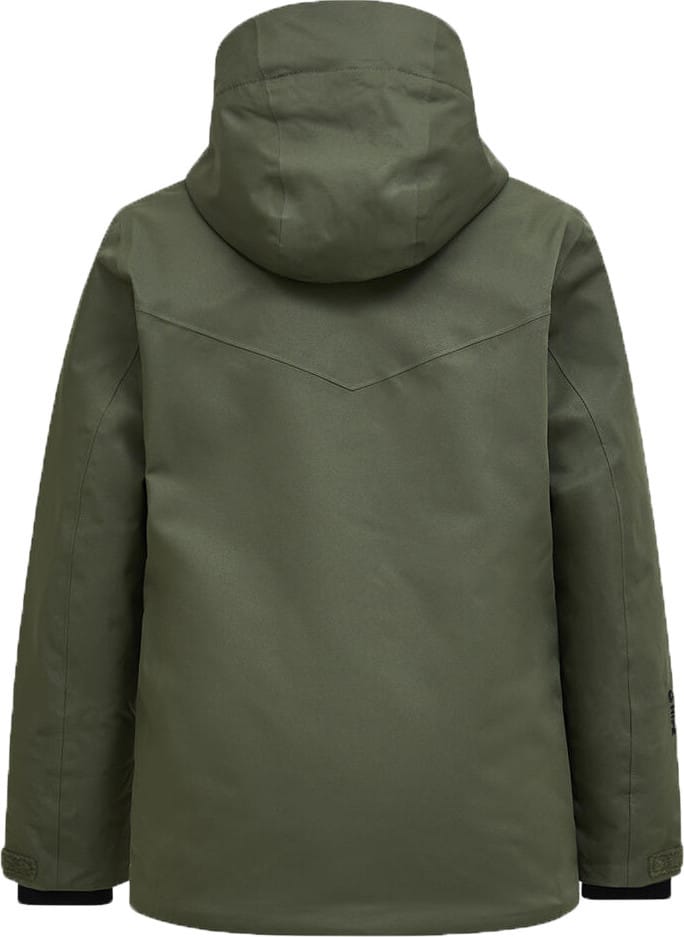 Peak Performance Junior Maroon Insulated Jacket Pine Needle Peak Performance