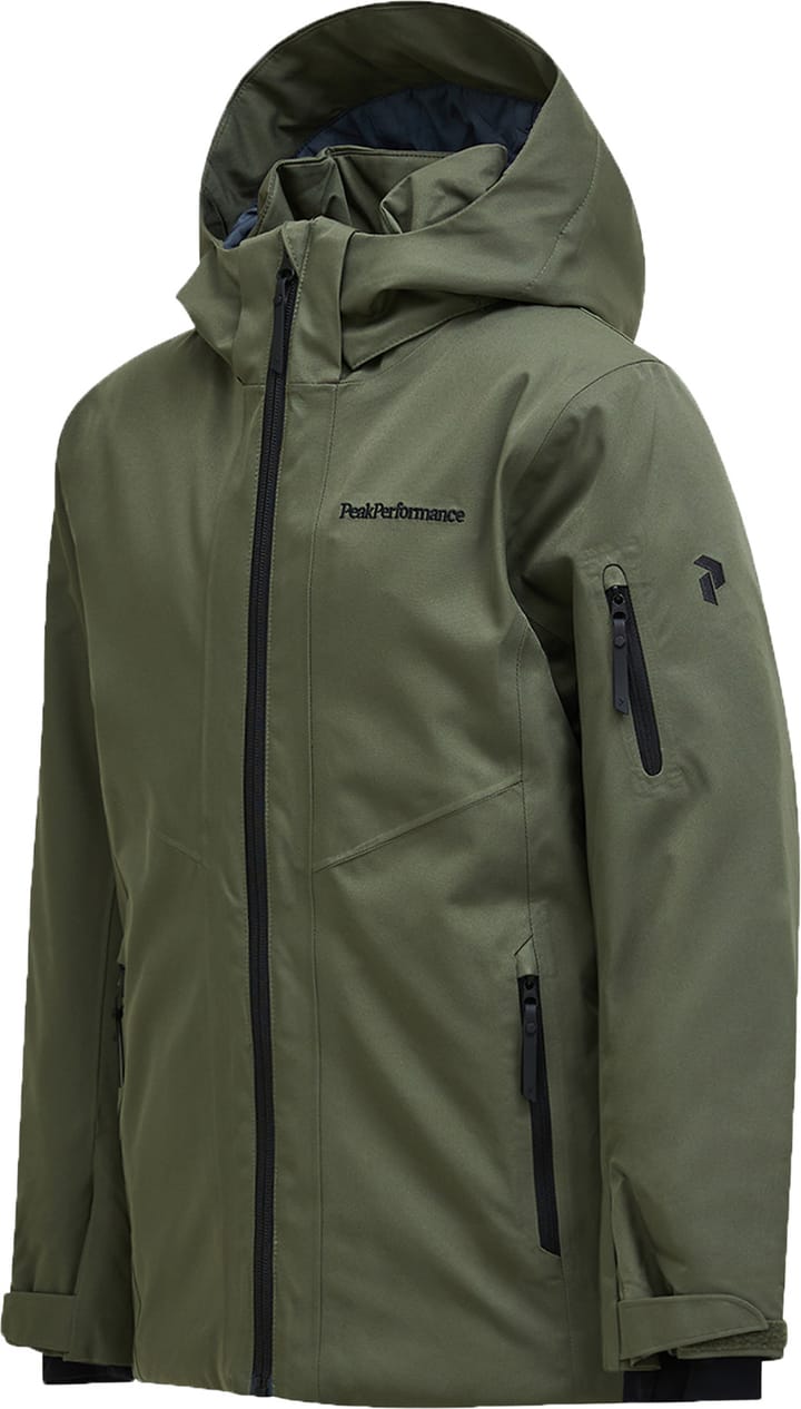 Peak Performance Junior Maroon Insulated Jacket Pine Needle Peak Performance