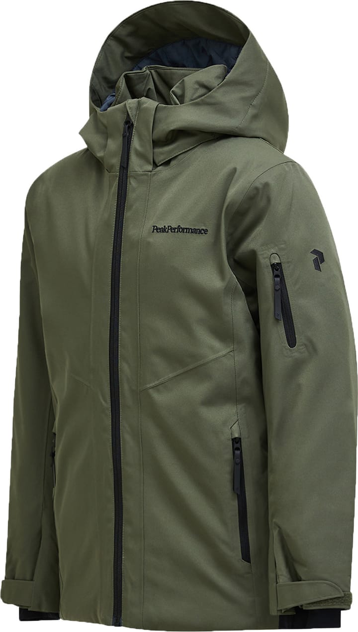 Peak Performance Junior Maroon Insulated Jacket Pine Needle Peak Performance